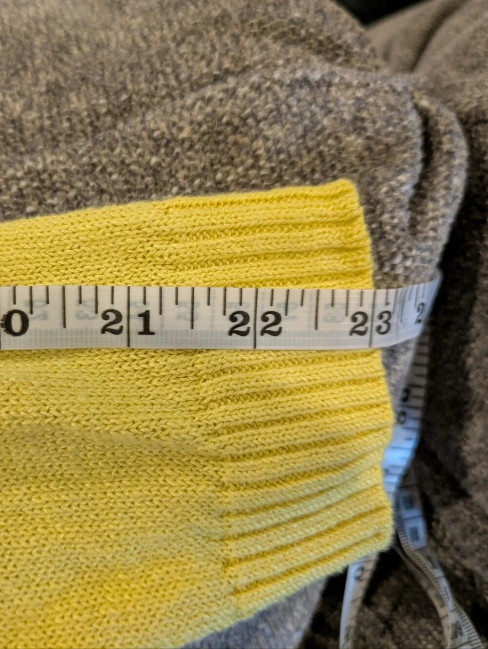 Eileen Fisher Yellow V-Neck Lightweight Sweater